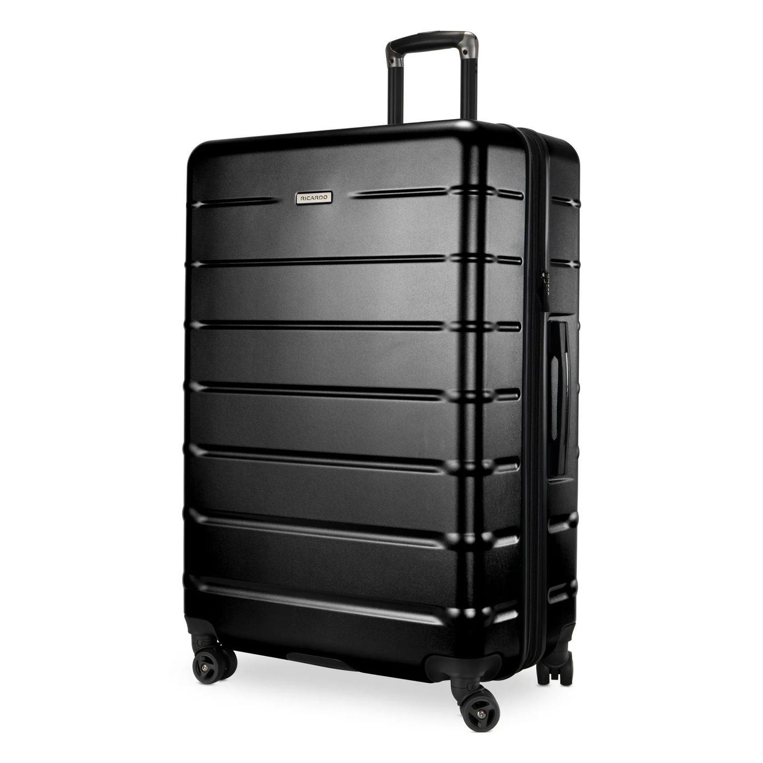 Ricardo Cambria Large Check-In Hardside, color: Black Pearl
