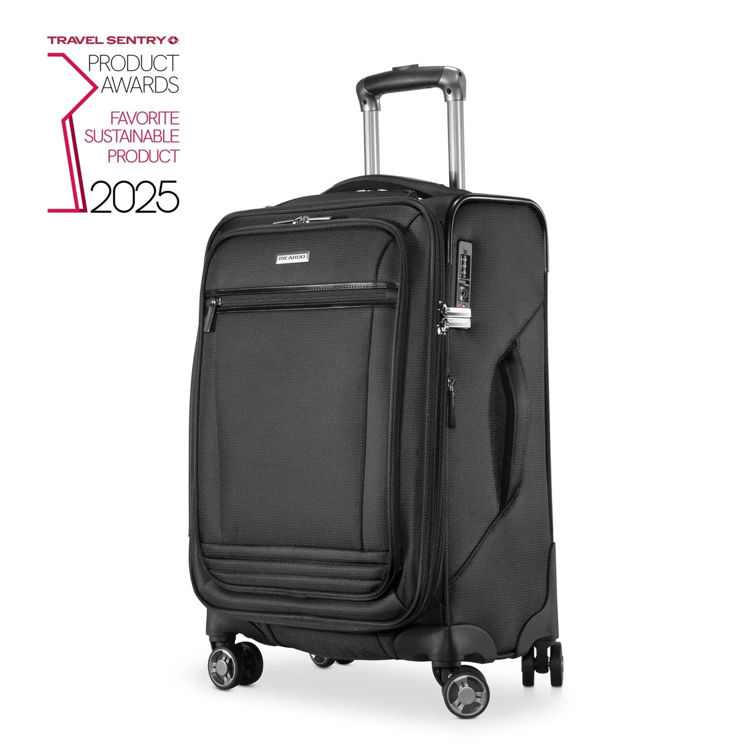 Ricardo Avalon 21" Carry-On Softside, color: Black