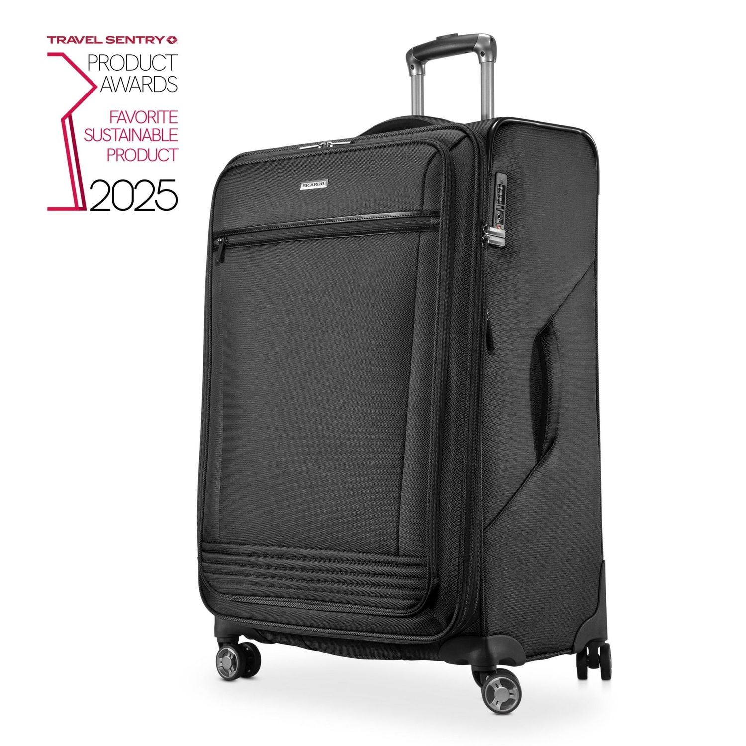 Ricardo Avalon 28" Large Check-In Softside, color: Black