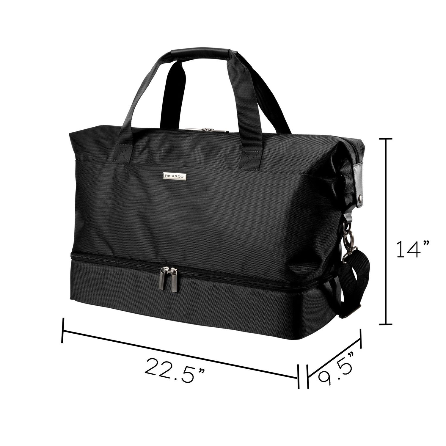 Ricardo Avalon Softside Drop Bottom Weekender, color: Black