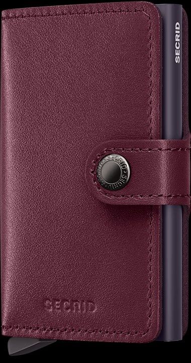 Secrid Original Collection, Size: Miniwallet, color: Cranberry
