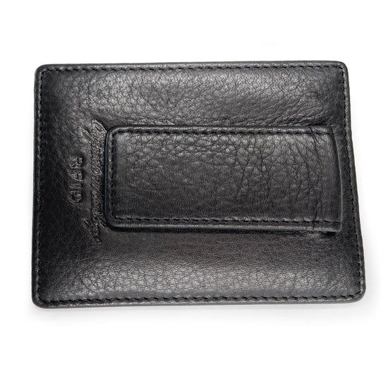 OM 1265 Magnetic Money Clip Wallet, color: Black