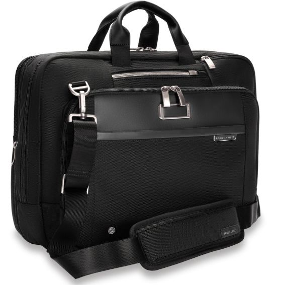 Briggs and Riley @work Large Expandable Brief, color: Black