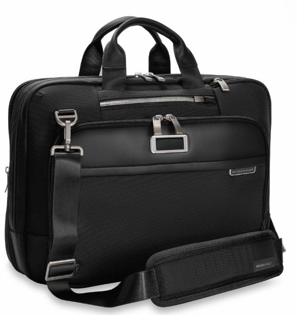 Briggs and Riley @work Medium Expandable Brief, color: Black