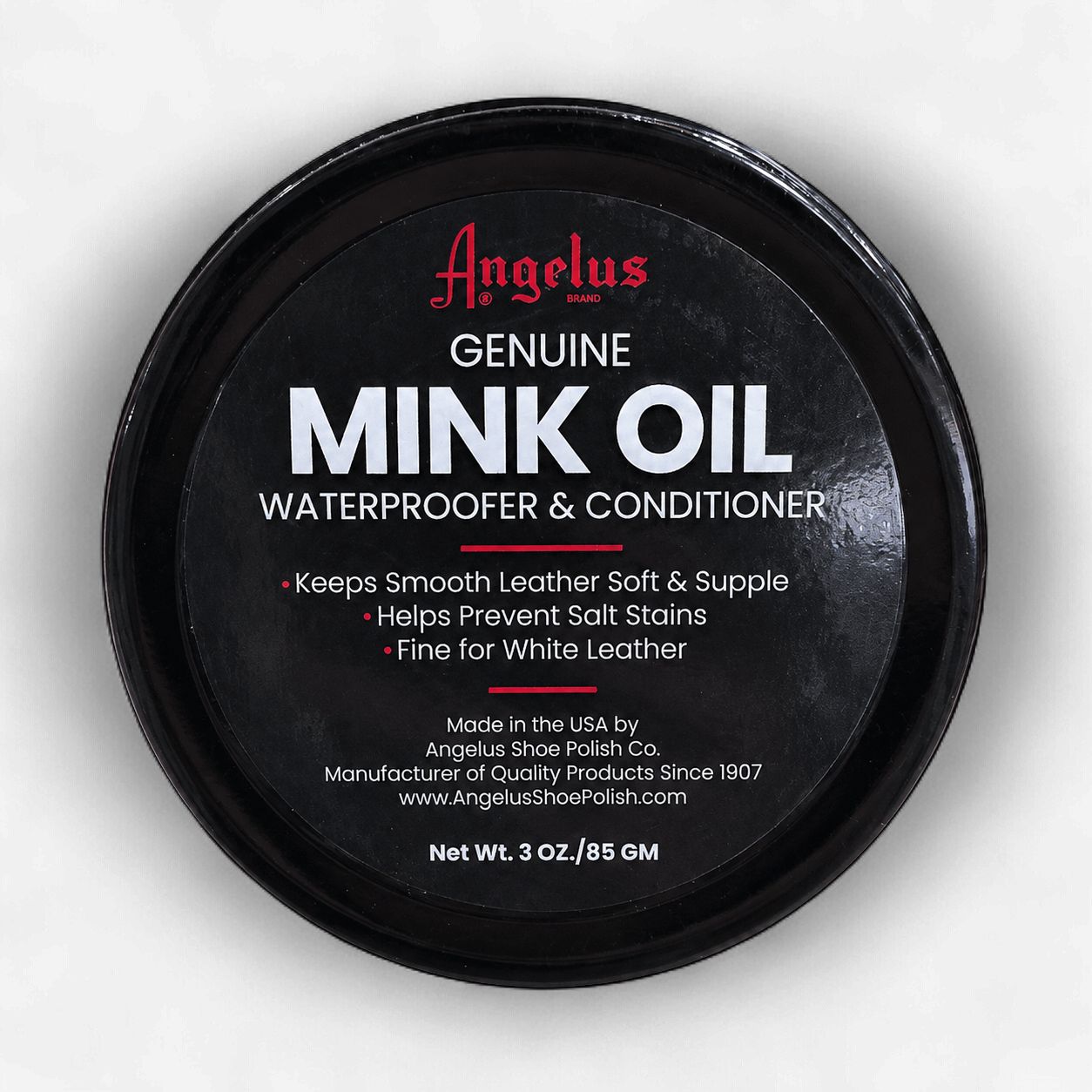 Angelus Mink Oil 3oz Metal Can