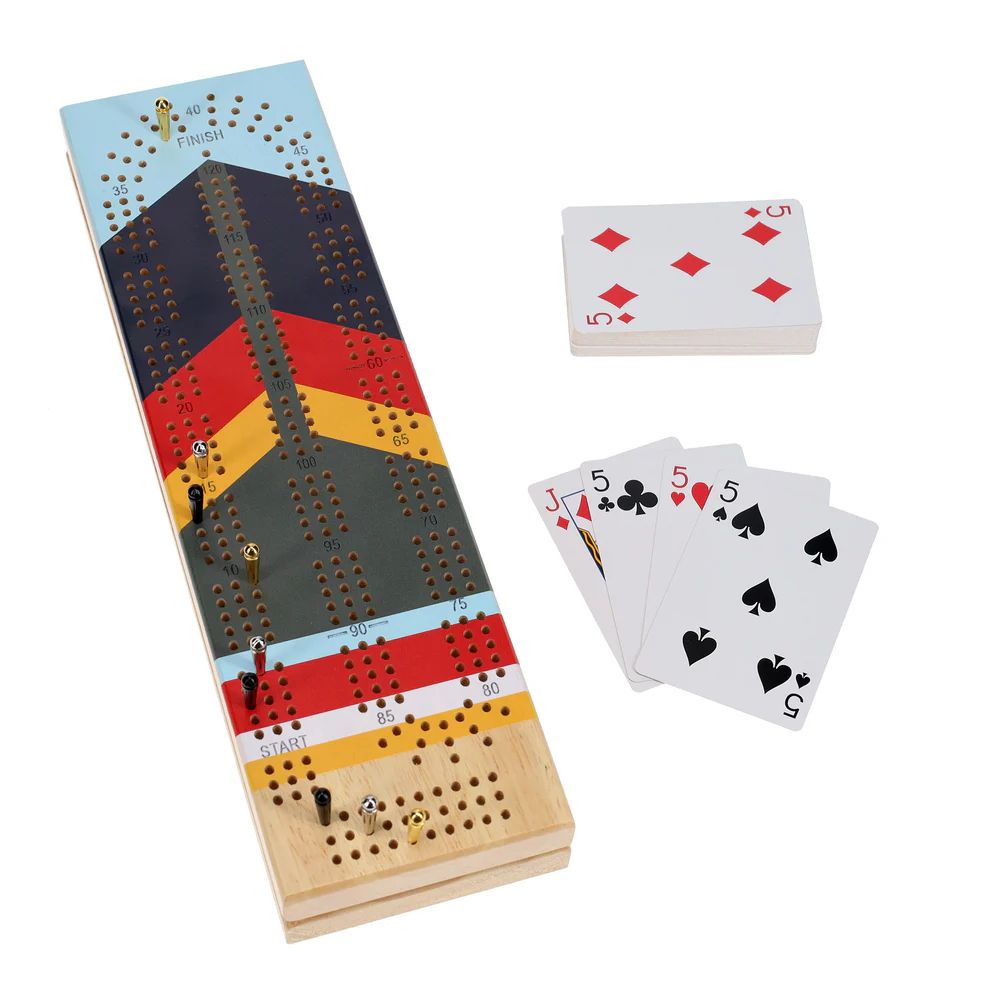 Pacific Shore Games Canoe Cribbage Board, color: Camp