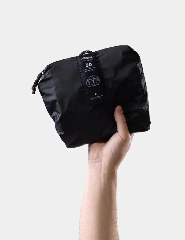 Matador 30L Packable Duffel, Packing Status: Packed, color: Black