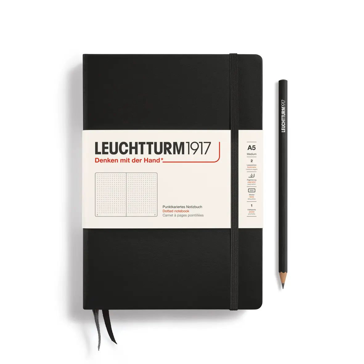 LEUCHTTURM1917 Hardcover Notebook Medium (A5) – Dotted