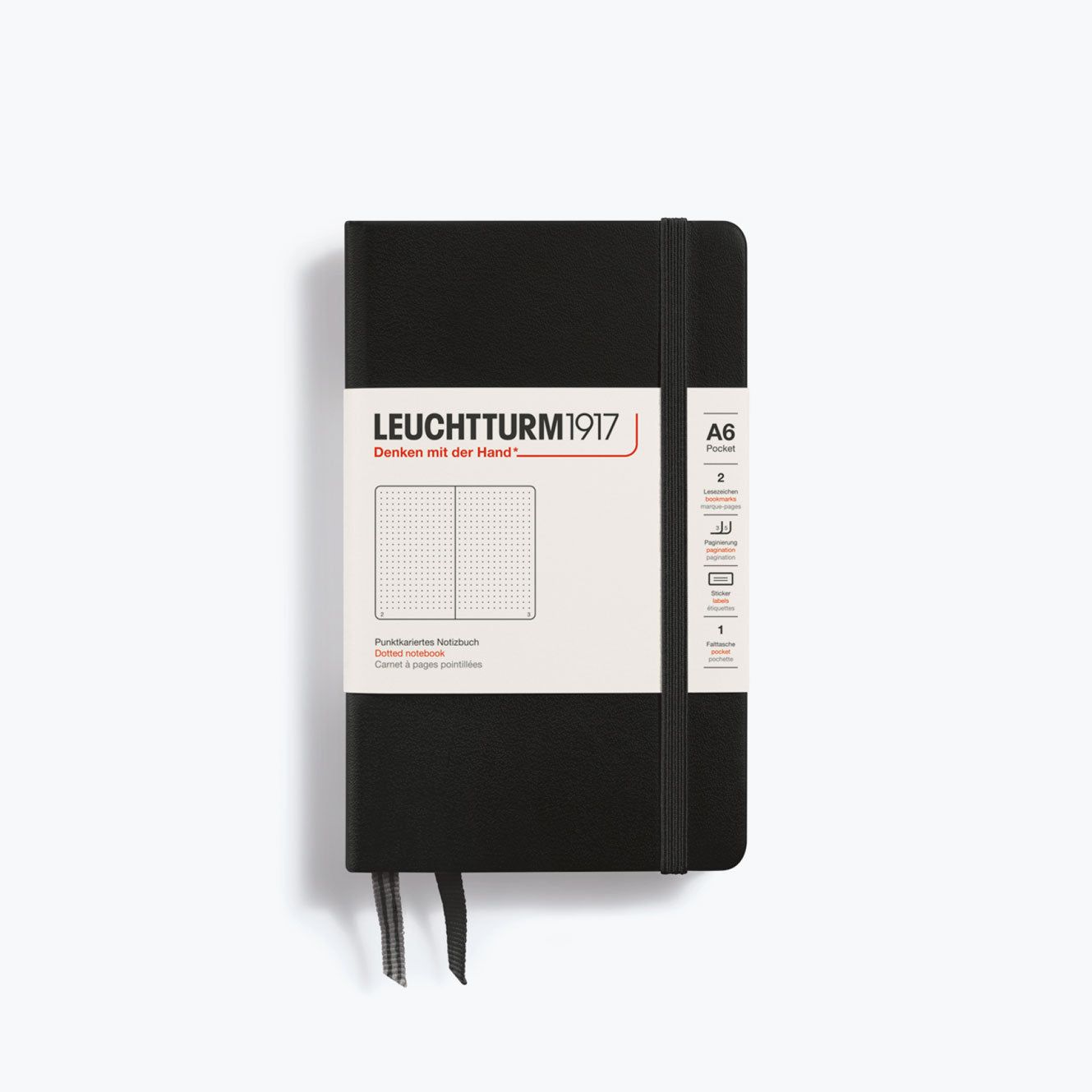 LEUCHTTURM1917 Hardcover Notebook Pocket (A6) – Dotted