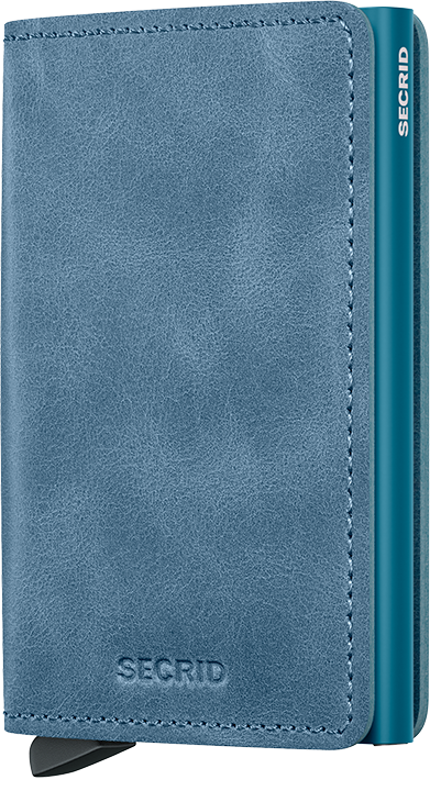 Secrid Vintage Slimwallet - Teal front view