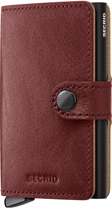 Secrid Basco Premium+ Wallet - Brown+ front view
