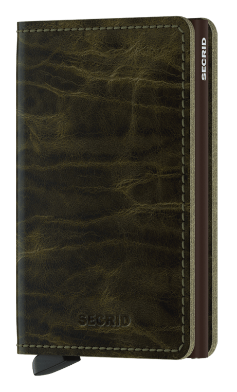 Secrid Dutch Martin Slimwallet - Olive front view