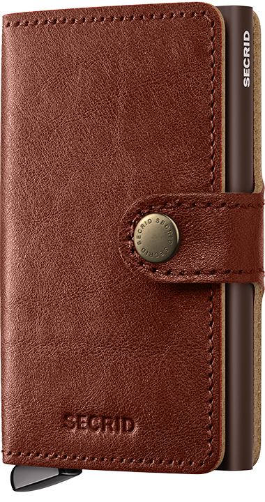 Secrid Basco Premium+ Wallet - Whiskey+ front view