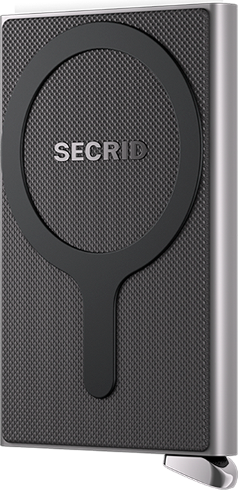 Secrid Premium+ Fluted Cardprotector for MagSafe - Silver