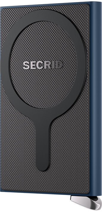 Secrid Premium+ Fluted Cardprotector for MagSafe - Navy