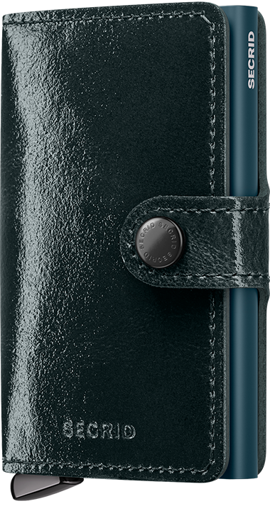 Secrid Naplak Premium+ Wallet - Bottle Green+ front view