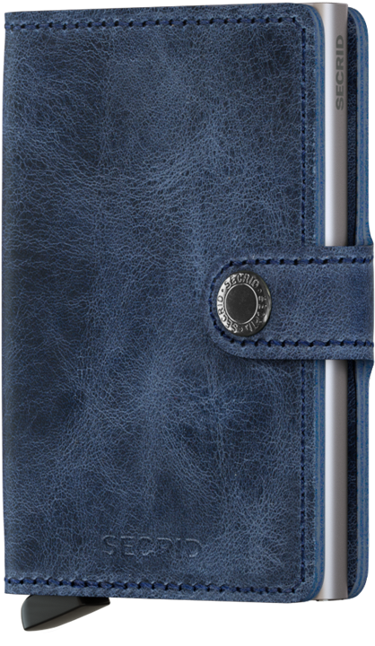 Secrid Vintage Miniwallet - Blue front view