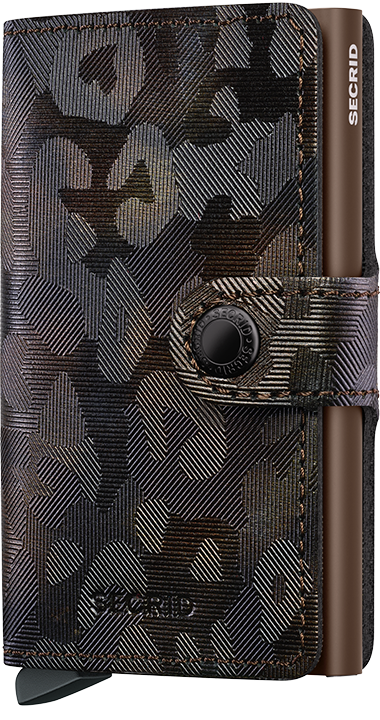 Secrid Jungle Miniwallet - Brown front view