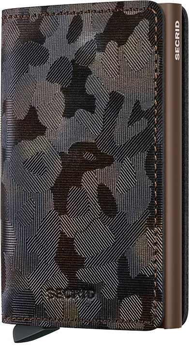 Secrid Jungle Slimwallet - Brown front view