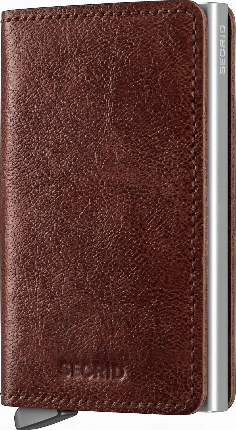Secrid Vegetable Tanned Wallet - Espresso-Brown