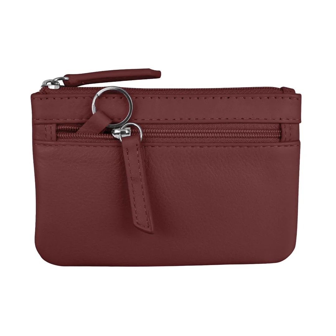 ili New York 6413 Coin Purse - Merlot