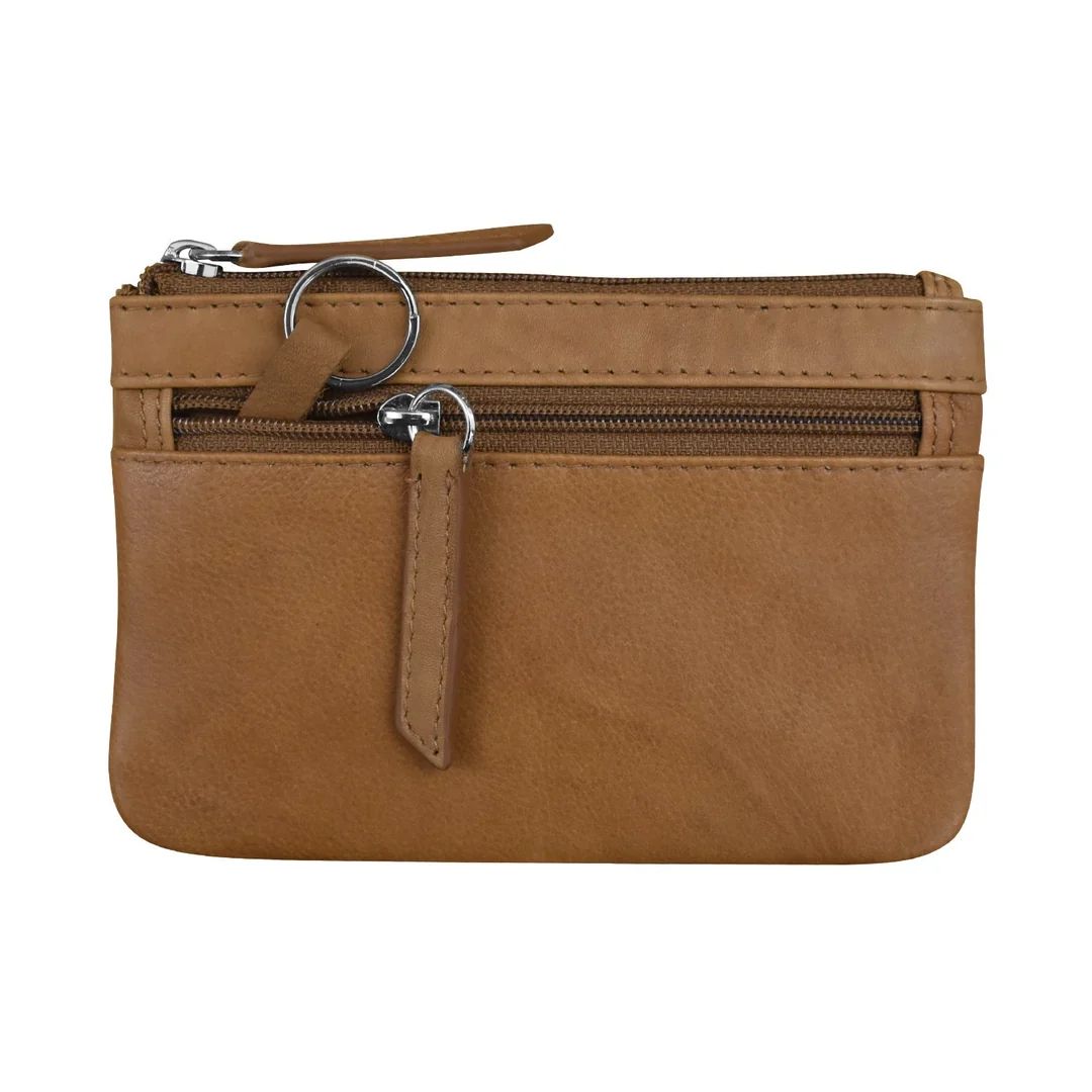 ili New York 6413 Coin Purse - A.Saddle