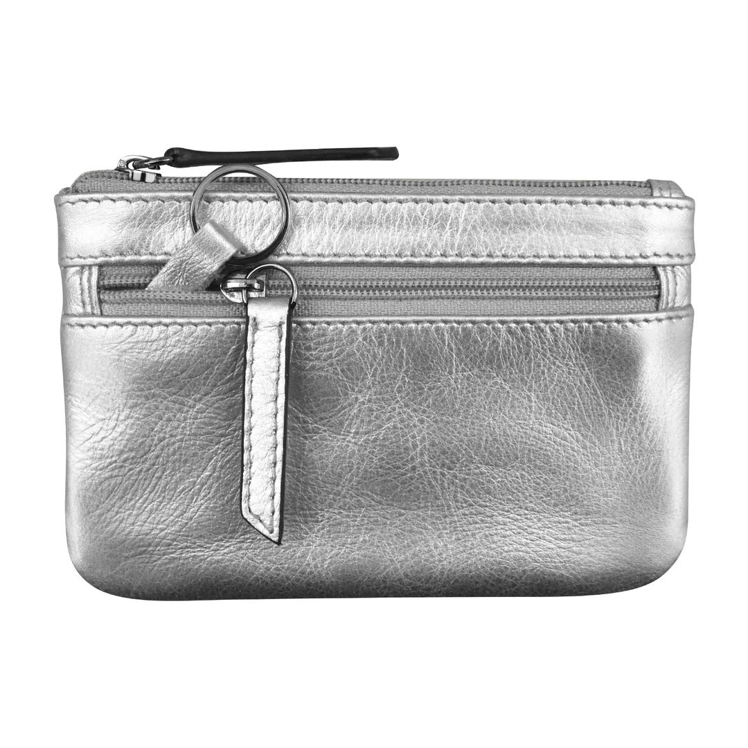 ili New York 6413 Coin Purse - Silver