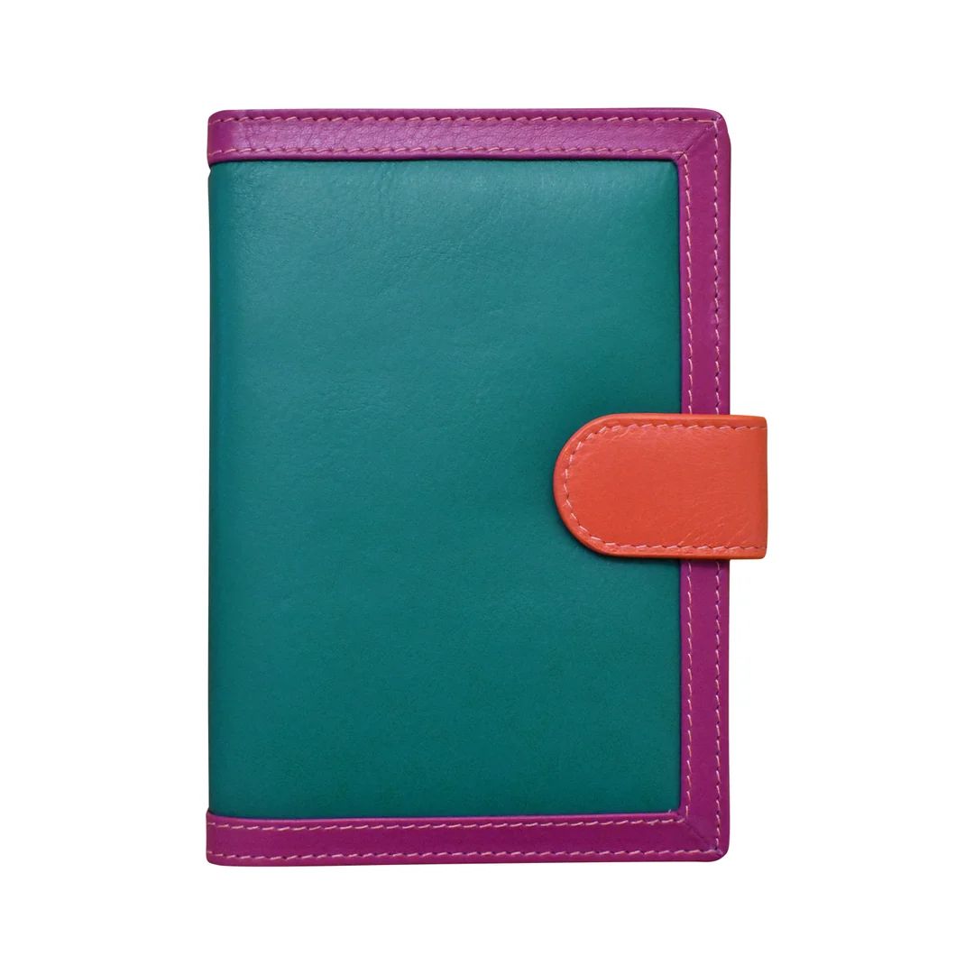 ili New York 6755 Multi Color Passport Wallet - Paradise Multi