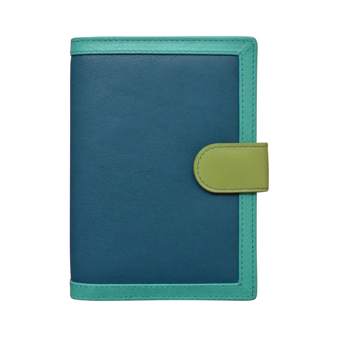 ili New York 6755 Multi Color Passport Wallet - Serenity Multi
