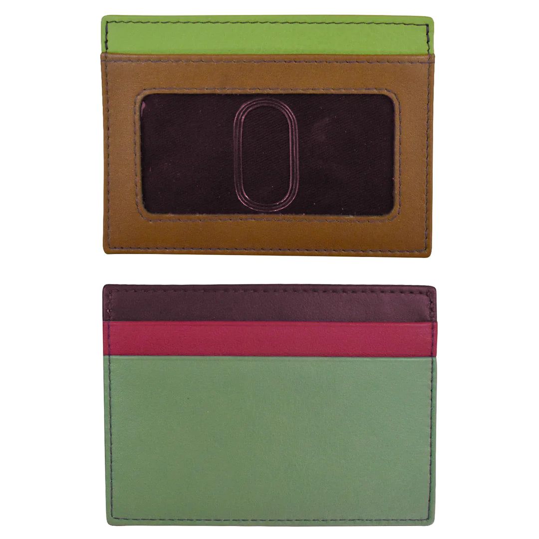 ili New York 7201 I.D. &amp; Credit Card Holder - Sage Multi