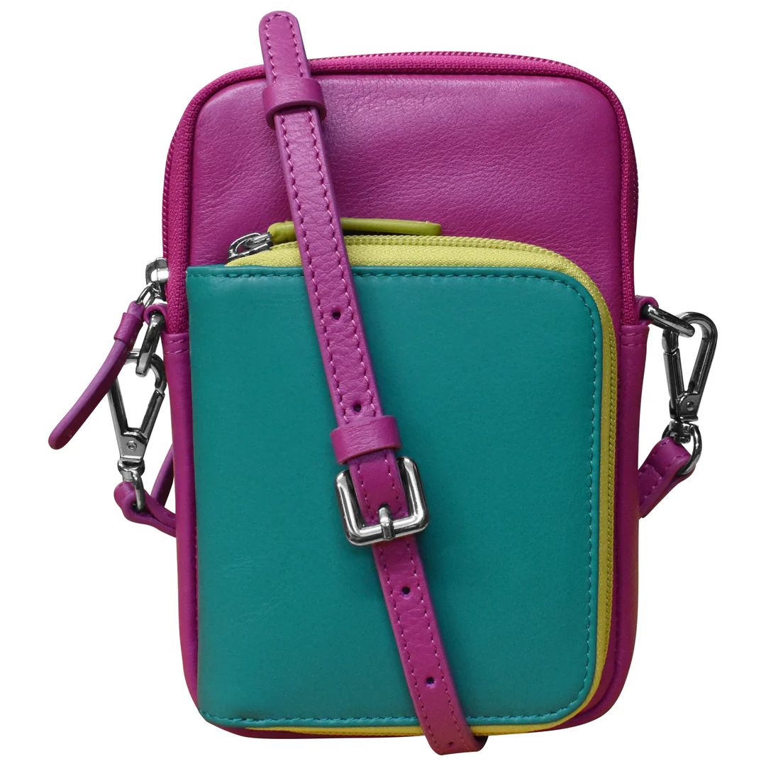 ili New York 6065 Zip Around Wallet Phone Bag - Paradise Multi