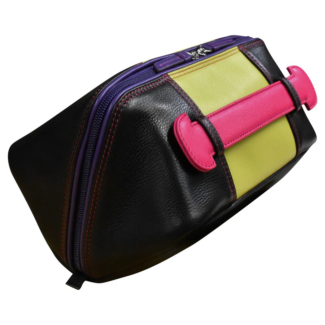 ili New York 6102 Travel Toiletry Bag - Black Brights