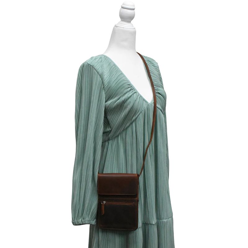 ili New York 6824 Large Organizer on a String - Rustic Brown