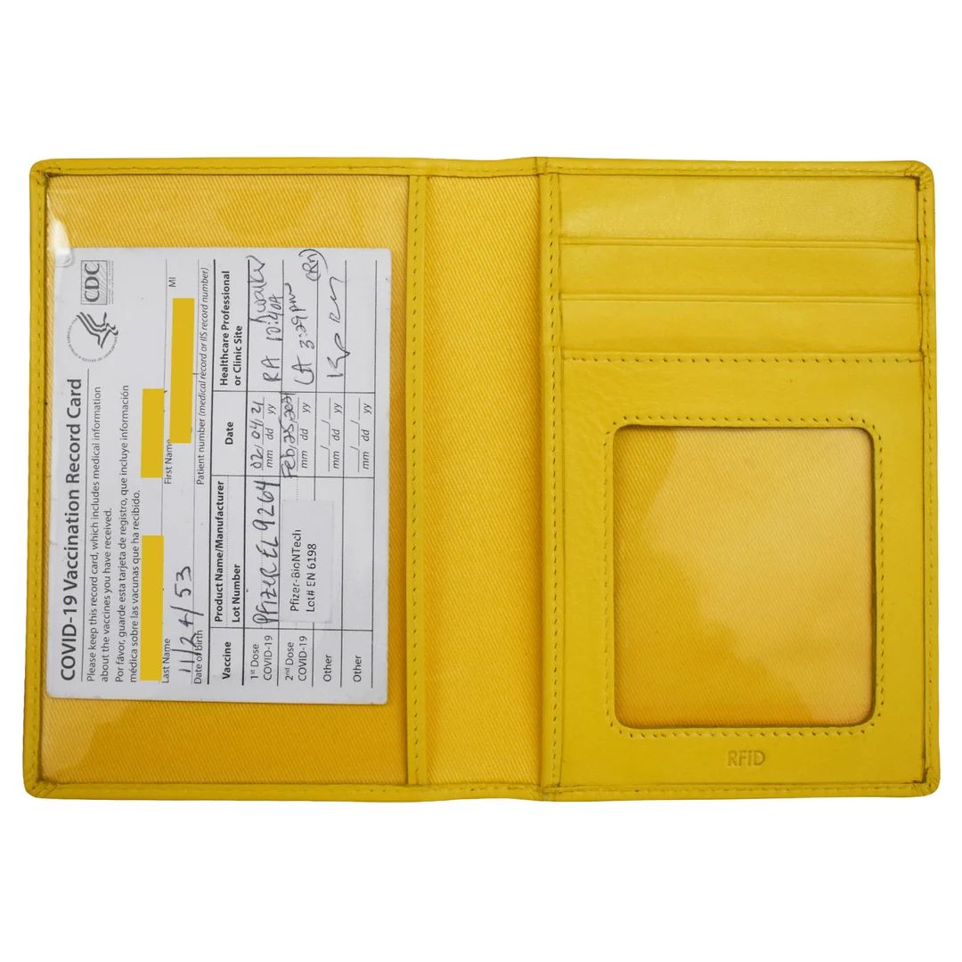 ili New York 6753 Passport Wallet - Sunshine