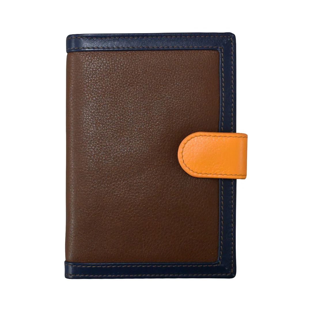 ili New York 6755 Multi Color Passport Wallet - Harvest Multi