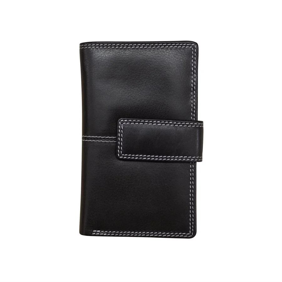 ili New York 7826 Midi Wallet - Black