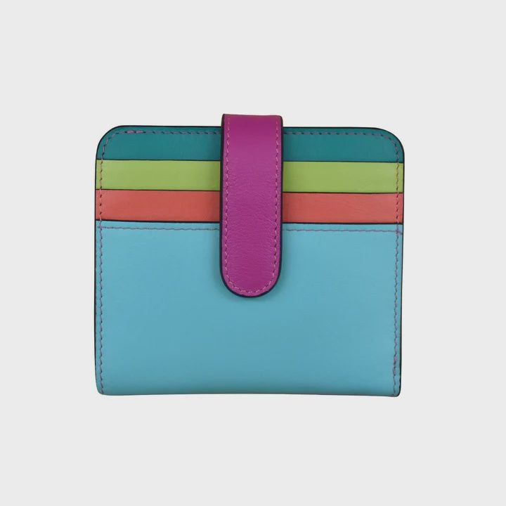 ili New York 7301 BI-Fold Credit Card Wallet - Paradice Multi