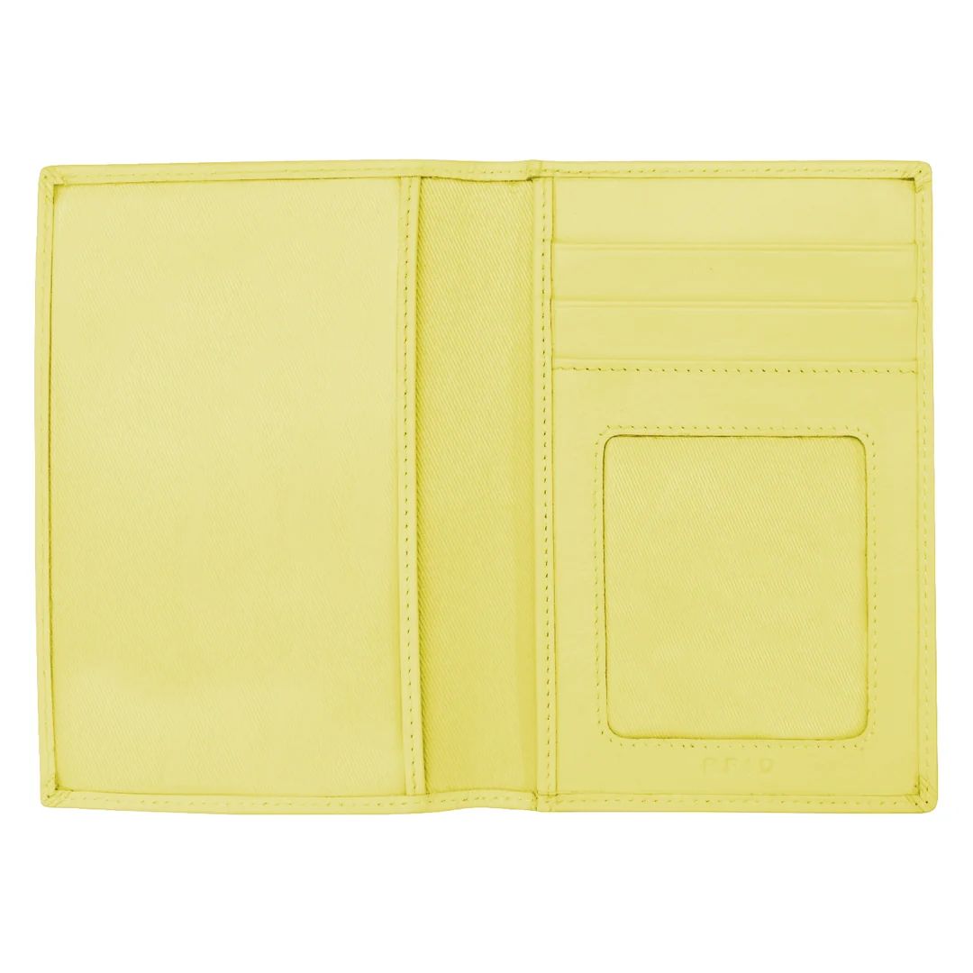 ili New York 6753 Passport Wallet - Mellow Yellow