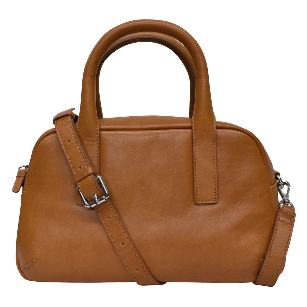 ili New York 6595 Bowler Bag - Antique Saddle