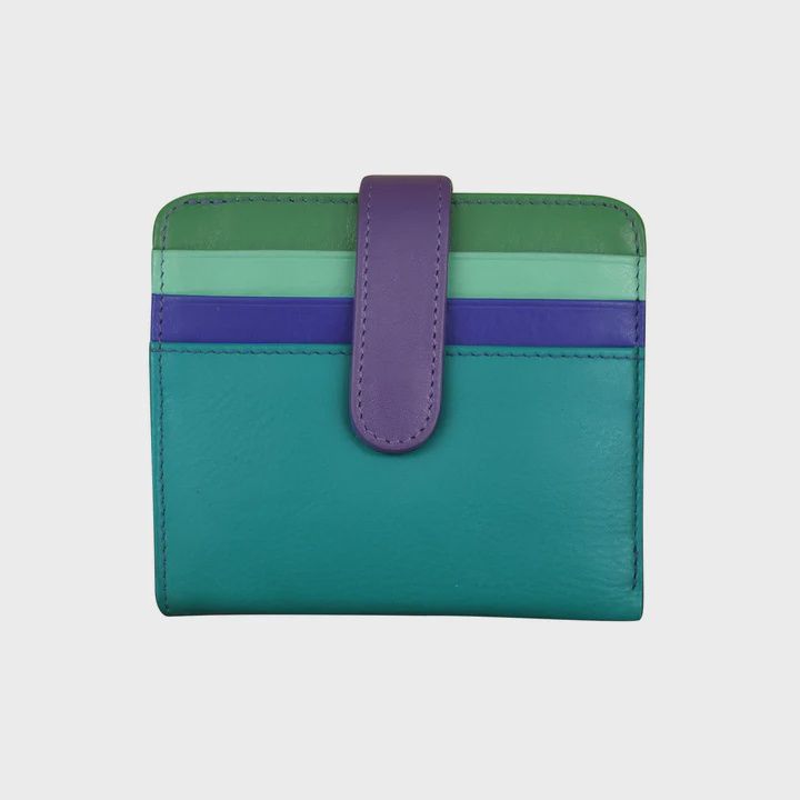 ili New York 7301 BI-Fold Credit Card Wallet - Cool Tropic