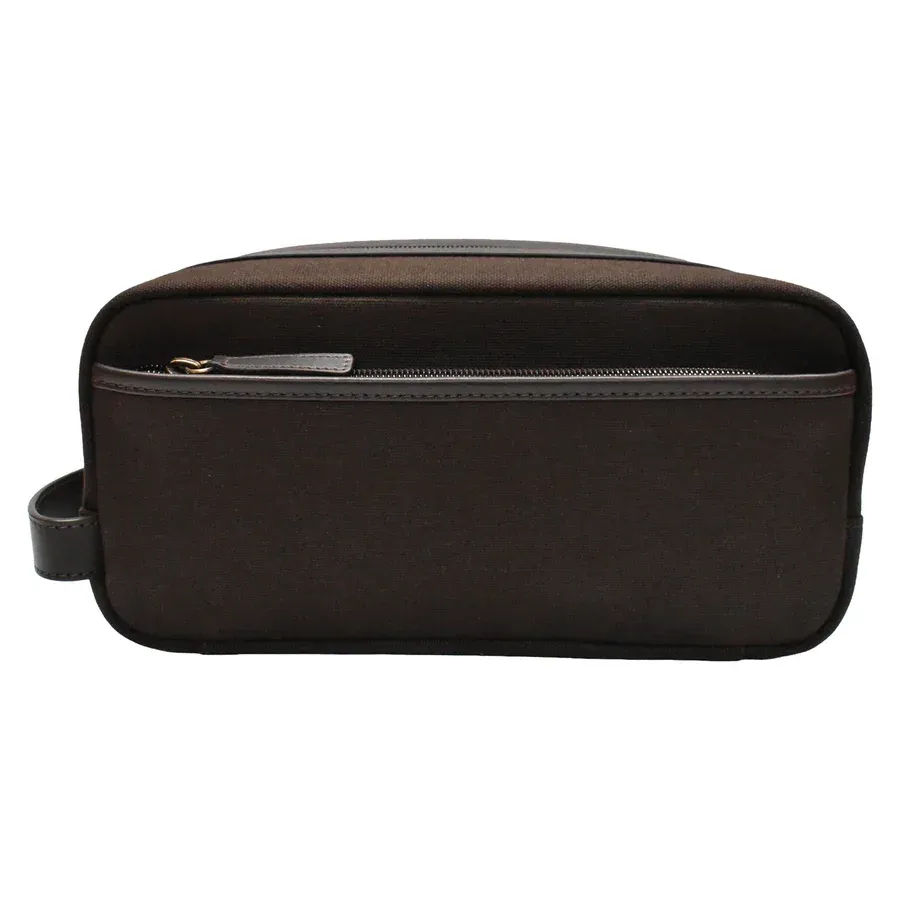 ili New York Canvas Dopp Kit - Dark Brown