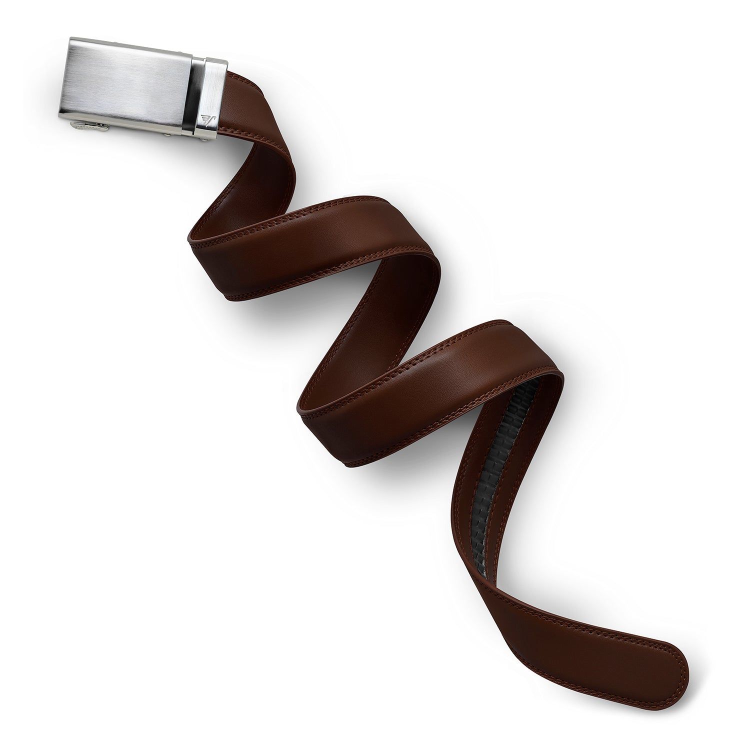 Mission Belt Alloy 35mm Leather Ratchet Belt - Mocha Brown