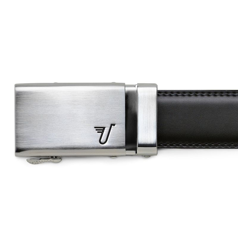 Mission Belt Alloy brushed steel 35mm buckle detail