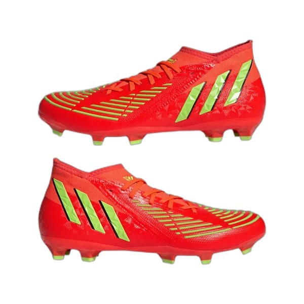 Scarpe da calcio Adidas Predator Edge.2 FG rosso/verde fluo