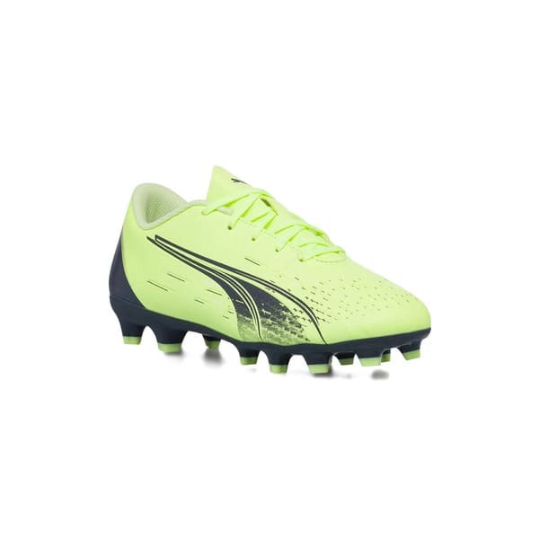 Scarpe da calcio Puma Ultra Play FG/AG bambino giallo fluo/nero