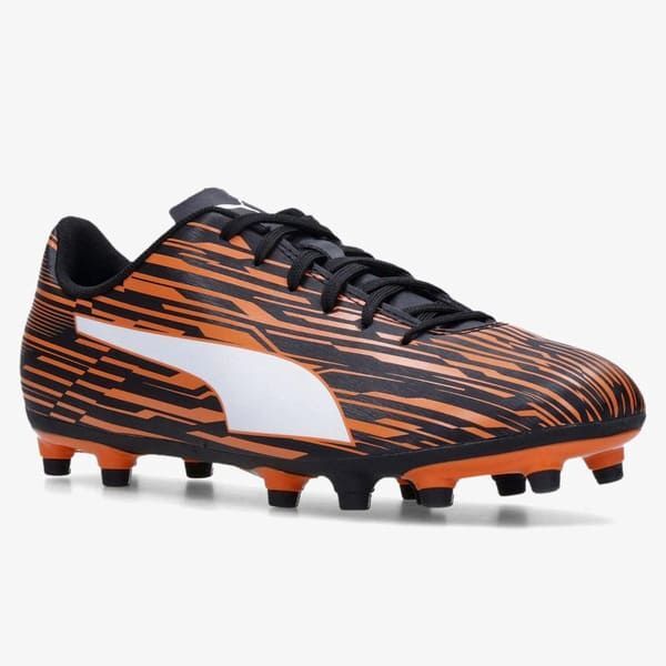 Scarpe da calcio Puma Rapido III FG/AG arancione/nero