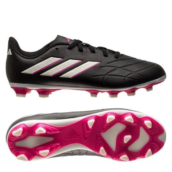 Scarpe calcio Adidas Copa Pure.4 FxG bambino nero/bianco/fuxia
