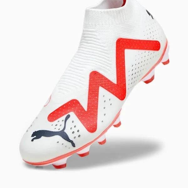 Scarpe da calcio Puma Future Match+ LL FG/AG bianco/rosso