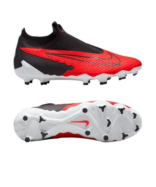 Scarpe calcio con calzino Nike Phantom GX Academy DF FG/MG rosso/nero/bianco