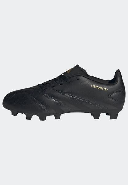 Scarpe calcio bambino Predator Club Flexible Ground nere - Adidas